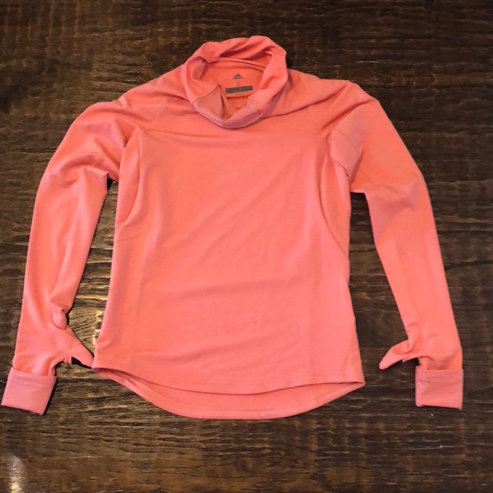 Adidas Coral Pullover- with Hand cover - EUC
